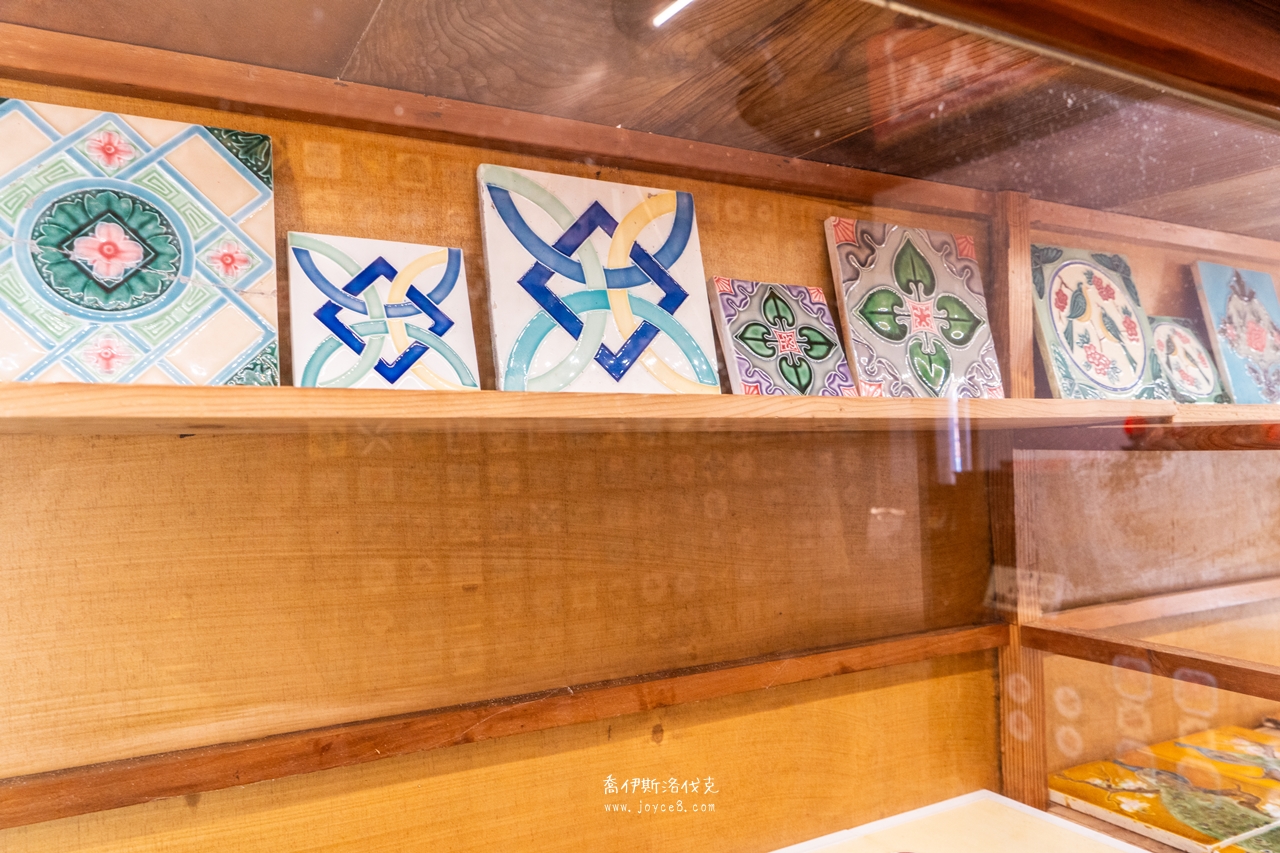 二崁花磚館展示的花磚樣式
