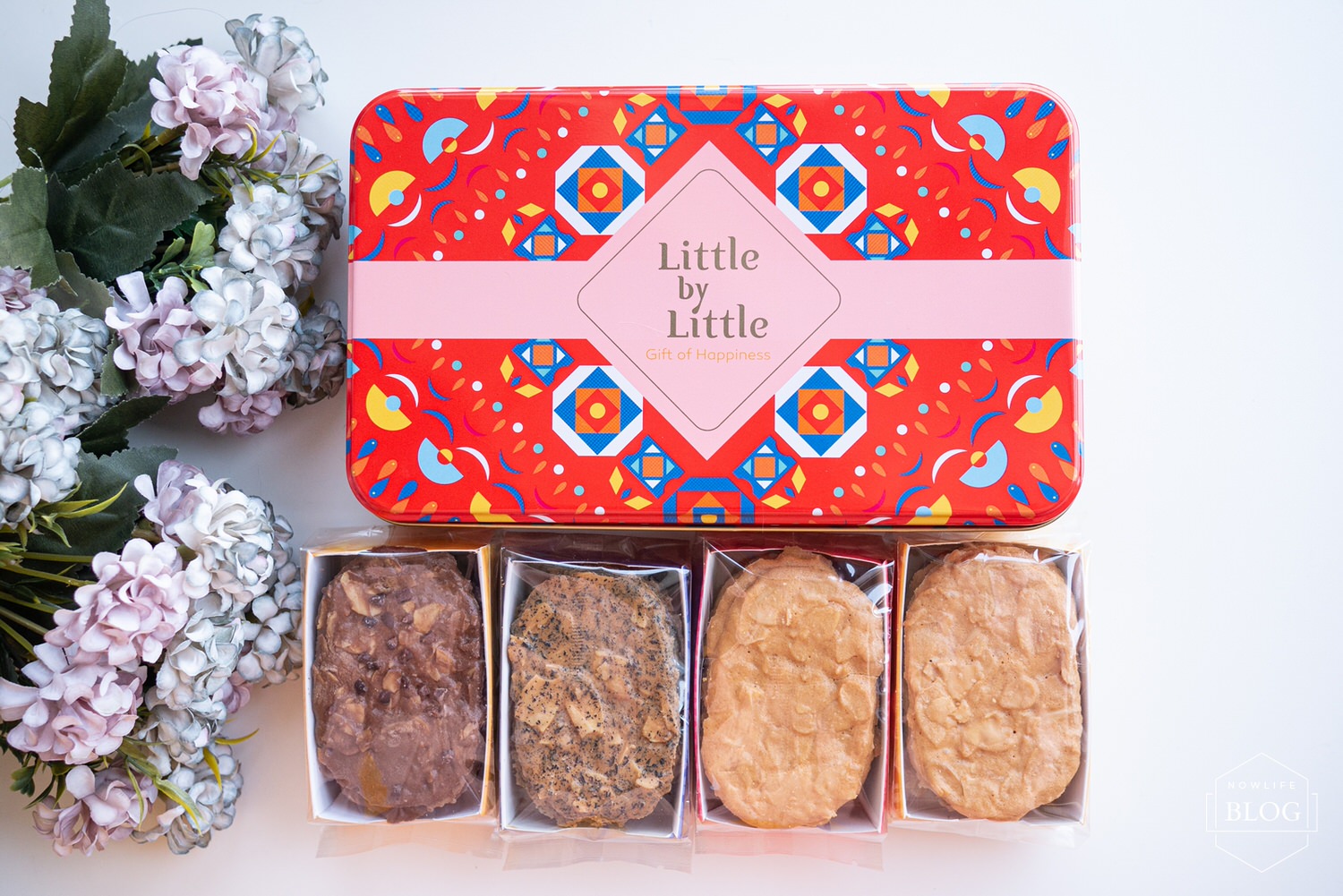 過年禮盒：可愛的 Little by Little 精緻樂食 手工杏仁瓦片+瑪德蓮