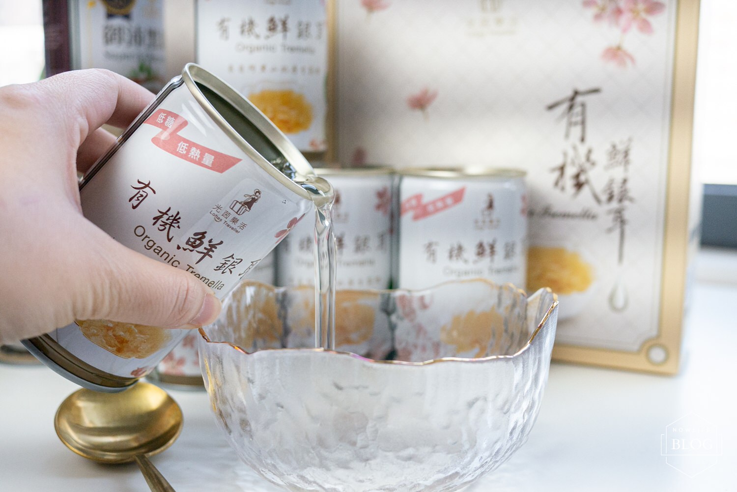 送長輩的禮盒：光茵樂活 有機鮮銀耳、御沛黑穀飲，營養又好喝